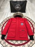 Canada Goose Unisex Hooded Parka with Four Flap Pockets
