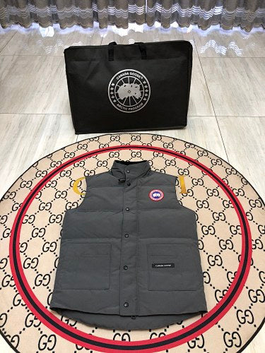 Canada Goose Stand-Collar Quilted Vest with Patch Pockets