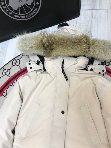 Canada Goose Women's Hooded Parka with Flap Pockets