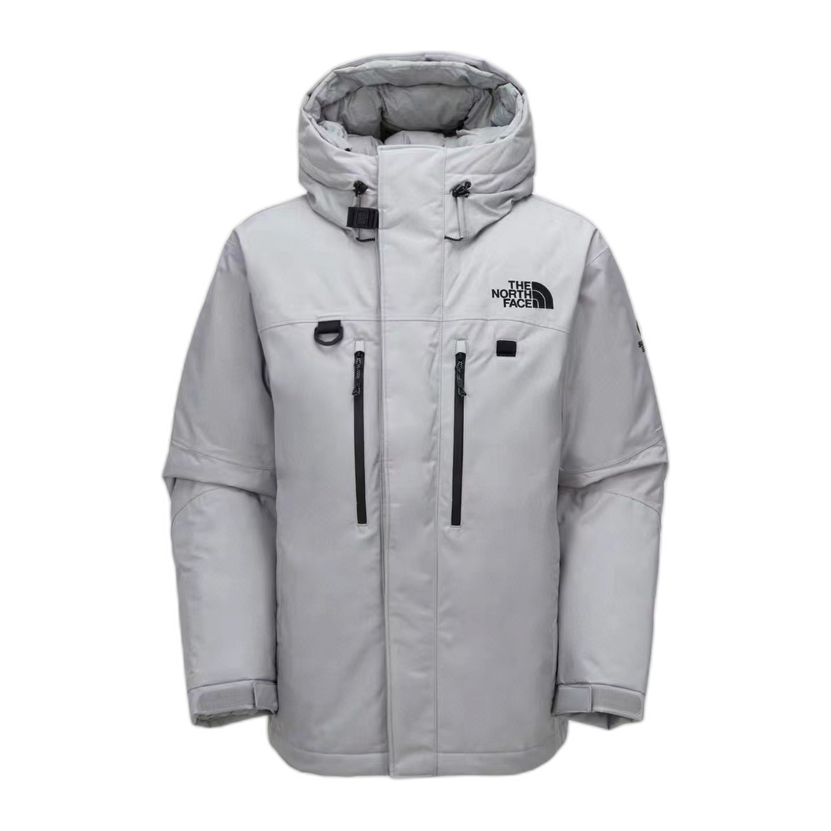 The North Face Himalayan Down Parka | Grey & White | 700-Fill Expedition Parka