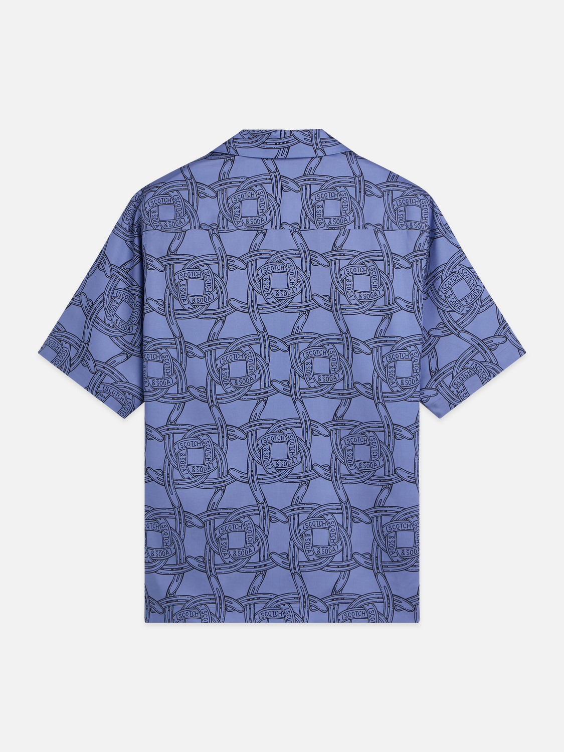 S&S Printed Tencel Relaxed-Fit Shirt Sleeved Shirt