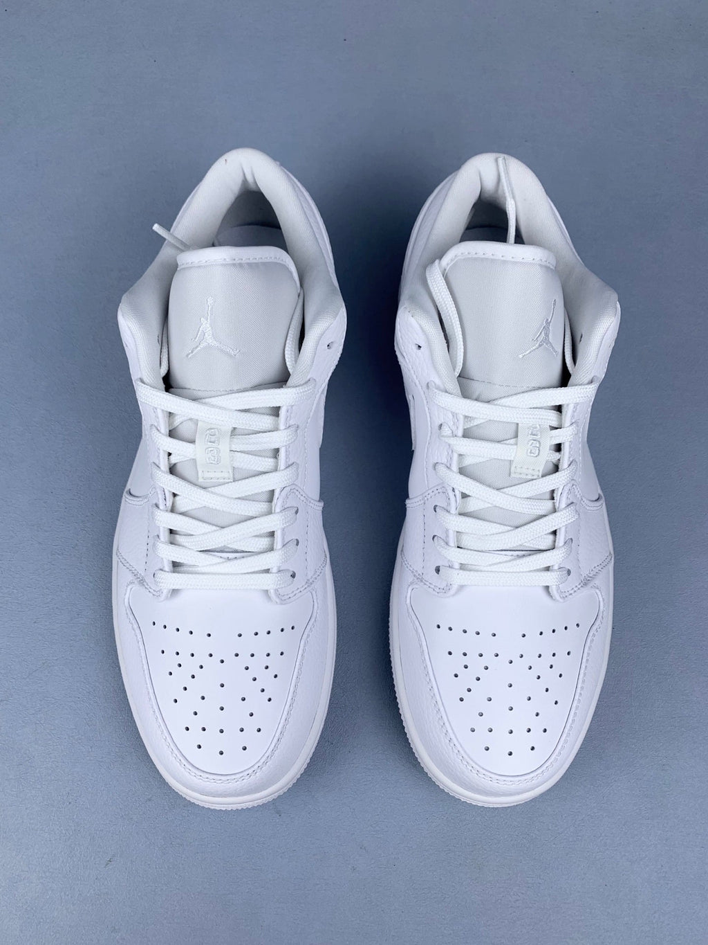 Air Jordan 1 Low All-White 553558-130 Unisex Sneakers