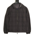 Burberry Reversible Check Hooded Jacket - Black and Charcoal