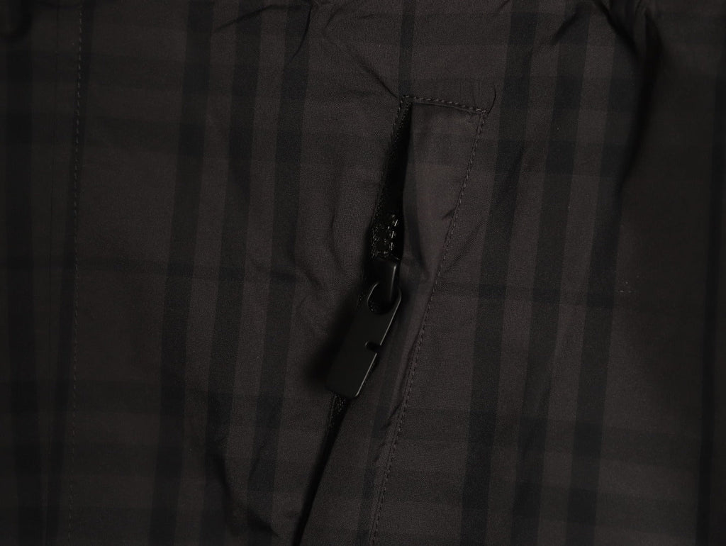Burberry Reversible Check Hooded Jacket - Black and Charcoal