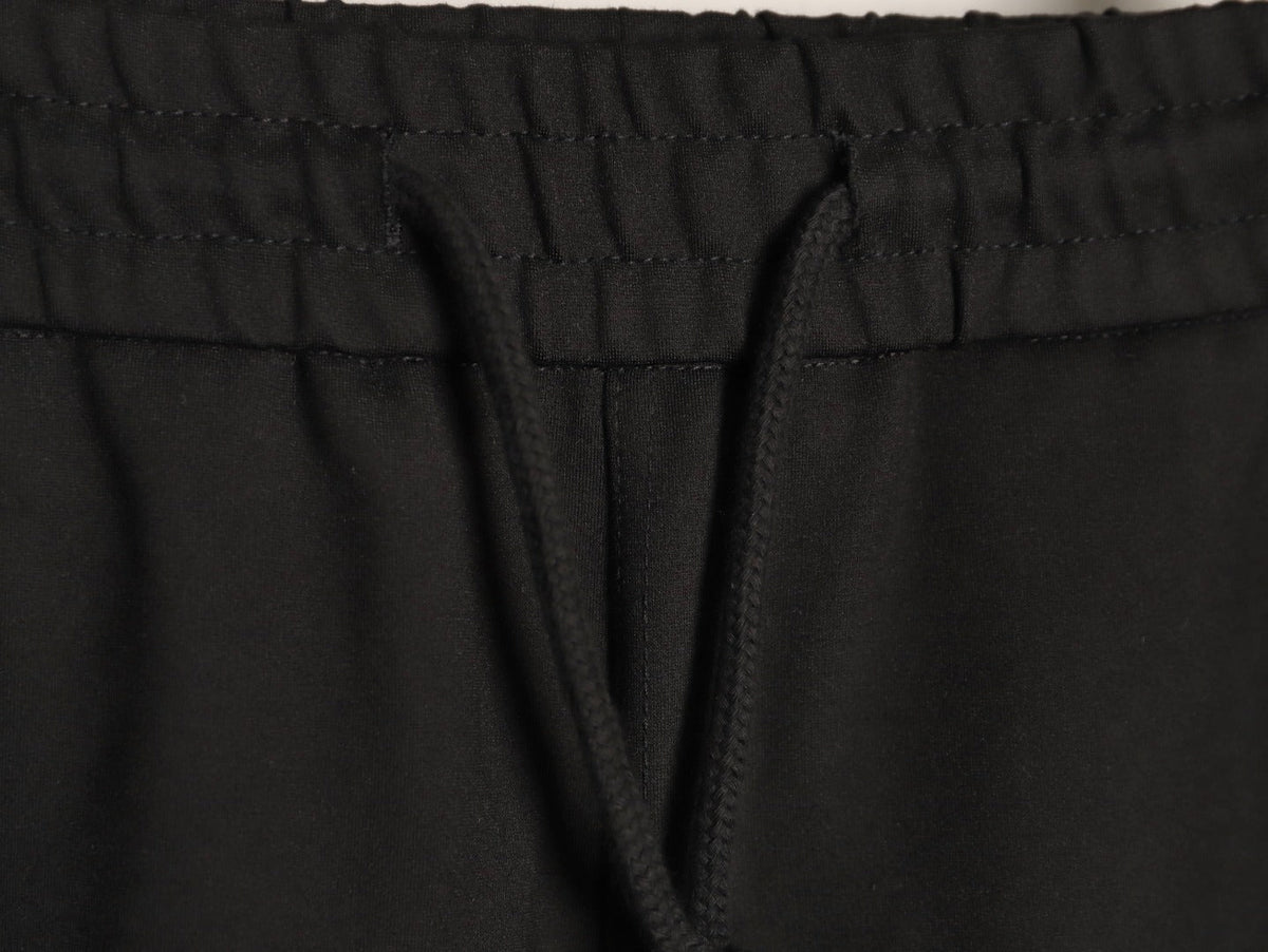 Gucci Side-Lettering Trim Drawstring Trousers - Black